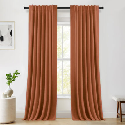 Caffee Velvet Curtain Pair (Set of 2) - Chic Decora