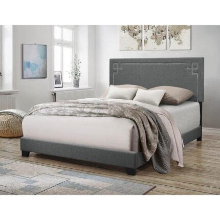 Arlet Upholstered Platform Bed - Chic Decora