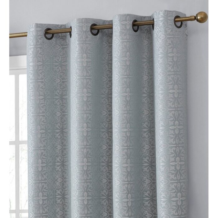 Grimsby Polyester Blackout Curtain Pair (Set of 2) - Chic Decora