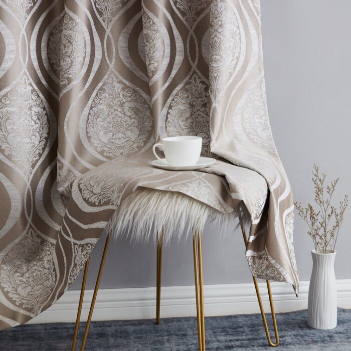 Guildford Polyester Curtain Pair (Set of 2) - Chic Decora