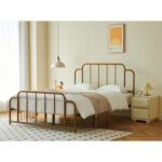 Gurtha Metal Platform Bed - Chic Decora