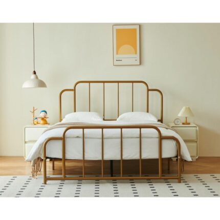 Singraul Metal Open-Frame Bed - Chic Decora