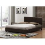 Gutzwiller Vegan Leather Platform Bed - Chic Decora