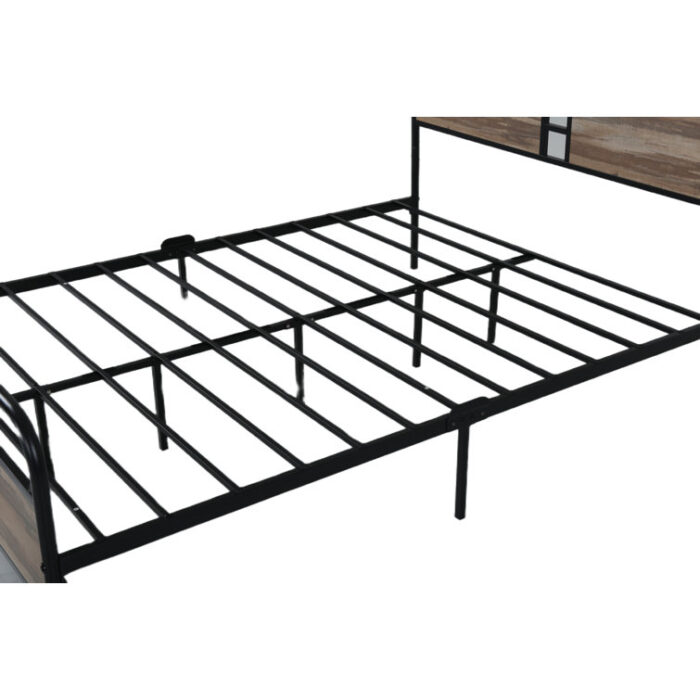 Haglund Metal Platform Bed - Chic Decora