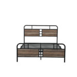 Haglund Metal Platform Bed - Chic Decora