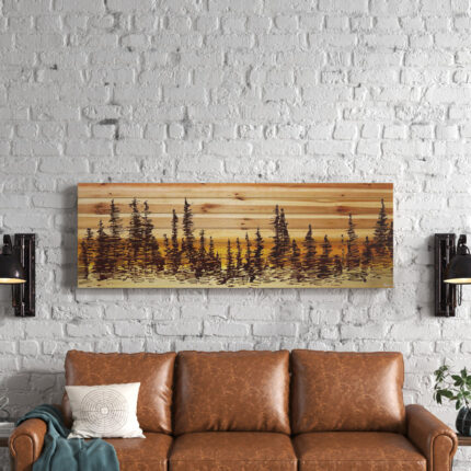 Haimes ” Pine Tree Sunset ” by Parvez Taj - Chic Decora