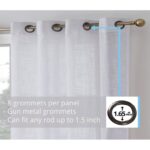 Hallmark Polyester Semi Sheer Curtain Pair (Set of 2) - Chic Decora