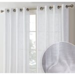 Hallmark Polyester Semi Sheer Curtain Pair (Set of 2) - Chic Decora