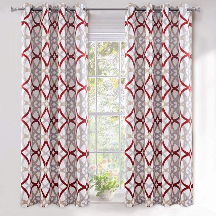 Hambly Polyester Blackout Curtain Pair (Set of 2) - Chic Decora