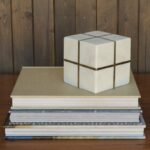 Hambrick Brass & Marble Cube Sculpture - Chic Decora