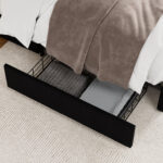 Hampden Upholstered Platform Storage Bed - Chic Decora