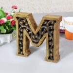 Handmade Text & Numbers Letter Block - Chic Decora