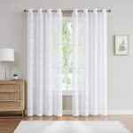 Harald Polyester Sheer Curtain Pair (Set of 2) - Chic Decora