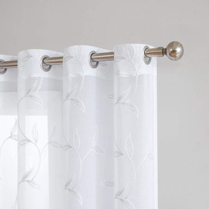 Harald Polyester Sheer Curtain Pair (Set of 2) - Chic Decora