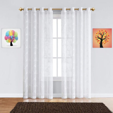 Irmalee Geometric Blackout Thermal Grommet Curtain Panels (Set of 2) - Chic Decora