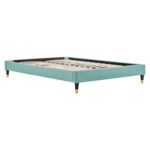 Harlow Performance Velvet Platform Bed Frame - Chic Decora