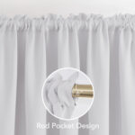 Harlowe Polyester Room Darkening Curtain Pair (Set of 2) - Chic Decora