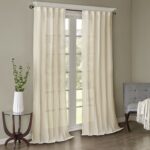 Harper Solid Crushed Curtain Panel Pair (Set of 2) - Chic Decora