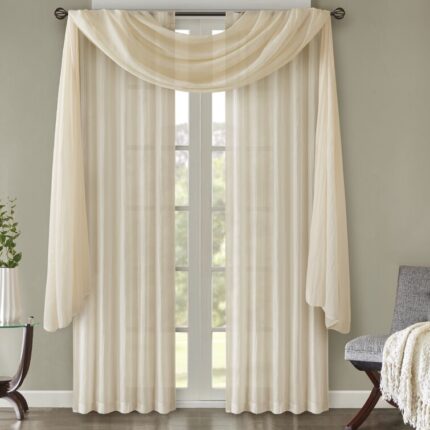 Nunley Polyester Room Darkening Curtain Pair (Set of 2) - Chic Decora