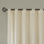 Harper Solid Crushed Curtain Panel Pair (Set of 2) - Chic Decora