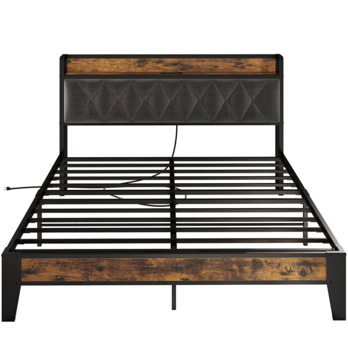 Havin Metal Platform Bed - Chic Decora