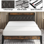 Havin Metal Platform Bed - Chic Decora