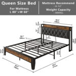 Havin Metal Platform Bed - Chic Decora