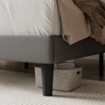 Hegg Tufted Upholstered Platform Bed - Chic Decora