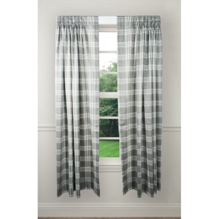 Helgeson Cotton Semi Sheer Curtain Pair (Set of 2) - Chic Decora