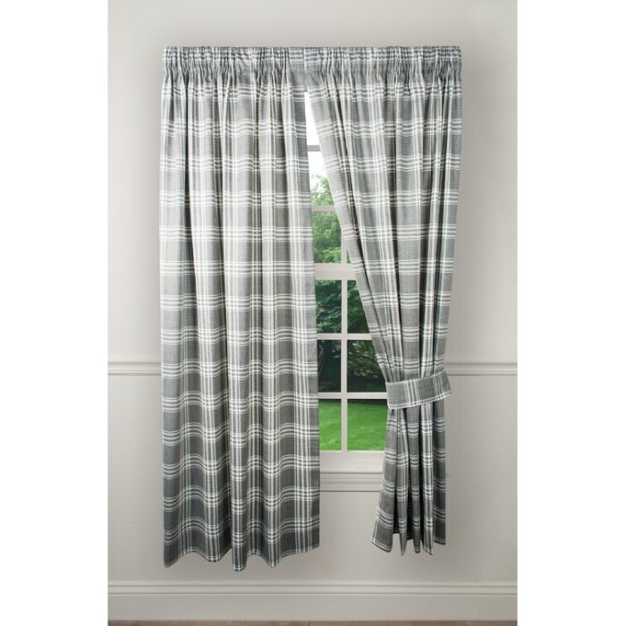 Helgeson Cotton Semi Sheer Curtain Pair (Set of 2) - Chic Decora