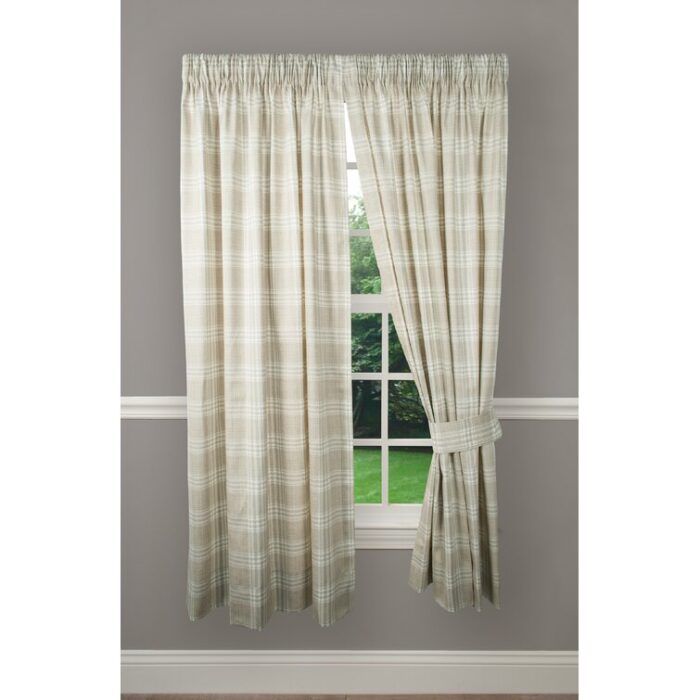 Helgeson Cotton Semi Sheer Curtain Pair (Set of 2) - Chic Decora