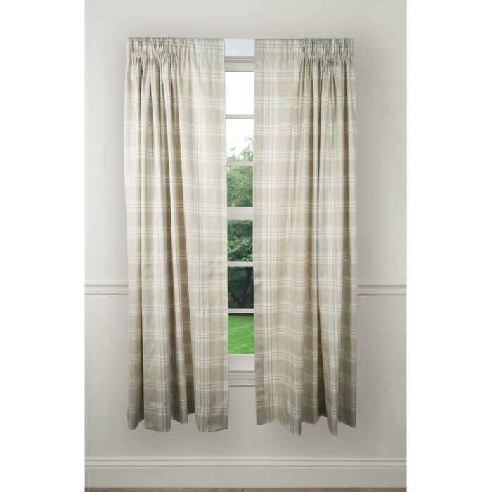 Helgeson Cotton Semi Sheer Curtain Pair (Set of 2) - Chic Decora