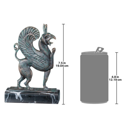 Hellenistic Ironwork Griffin Figurine - Chic Decora