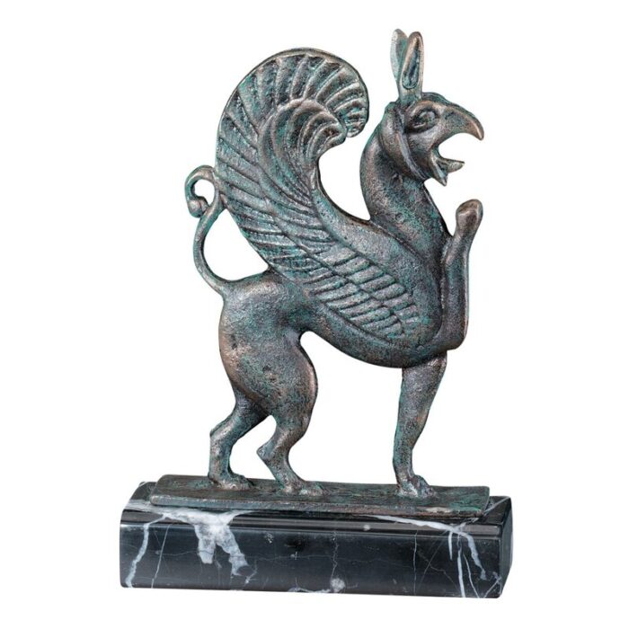 Hellenistic Ironwork Griffin Figurine - Chic Decora