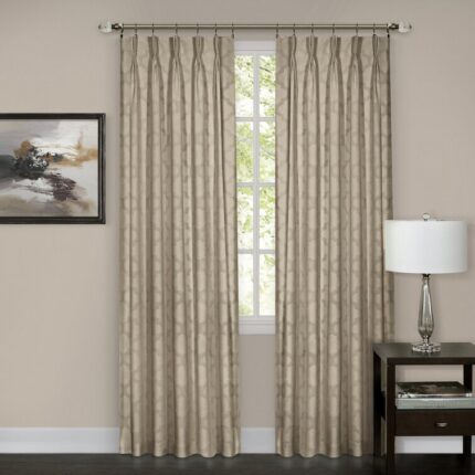 Henegar Polyester Room Darkening Curtain Pair (Set of 2) - Chic Decora