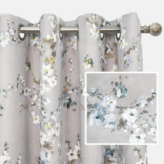 Henegar Polyester Room Darkening Curtain Pair (Set of 2) - Chic Decora