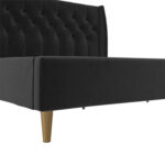 Her Majesty Velvet King Platform Bed - Chic Decora