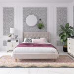 Her Majesty Velvet Queen Platform Bed - Chic Decora