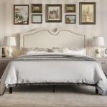 Herlind Upholstered Panel Bed - Chic Decora