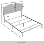 Herlind Upholstered Panel Bed - Chic Decora