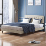 Hescock Upholstered Unfinished Platform Bed - Chic Decora