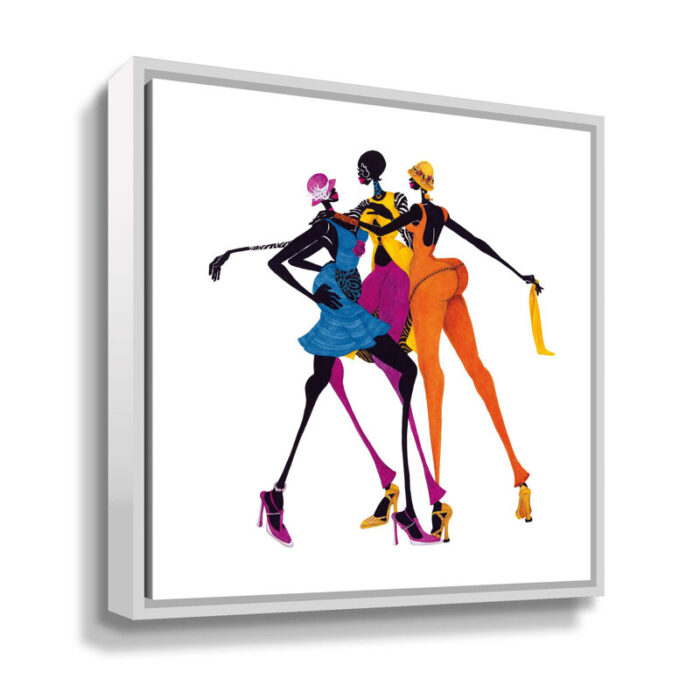 Hips, Hips, Hips by Shan sKelly Print on Canvas - Chic Decora