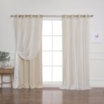 Holland Polyester Room Darkening Curtain Pair (Set of 2) - Chic Decora