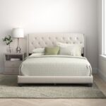 Holliston Upholstered Wingback Bed - Chic Decora