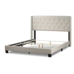 Holliston Upholstered Wingback Bed - Chic Decora