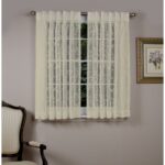 Honoria Polyester Semi Sheer Curtain Pair (Set of 2) - Chic Decora