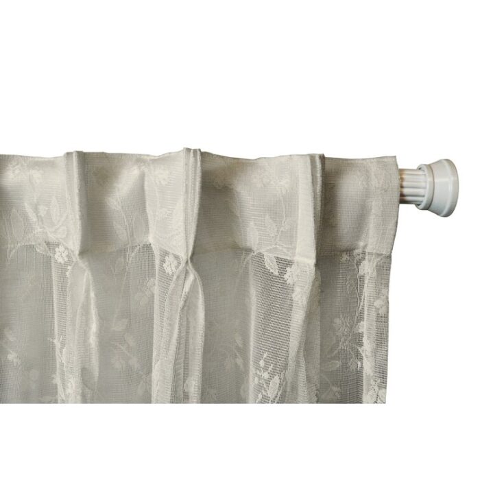 Honoria Polyester Semi Sheer Curtain Pair (Set of 2) - Chic Decora