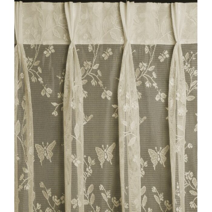 Honoria Polyester Semi Sheer Curtain Pair (Set of 2) - Chic Decora