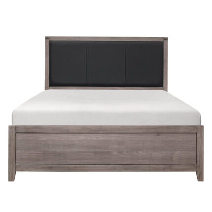 Hooksett Vegan Leather Standard Bed - Chic Decora