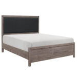 Hooksett Vegan Leather Standard Bed - Chic Decora